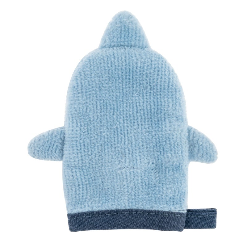 Stephen Joseph Bath Mitt with Finger Puppet, Shark - Image 5